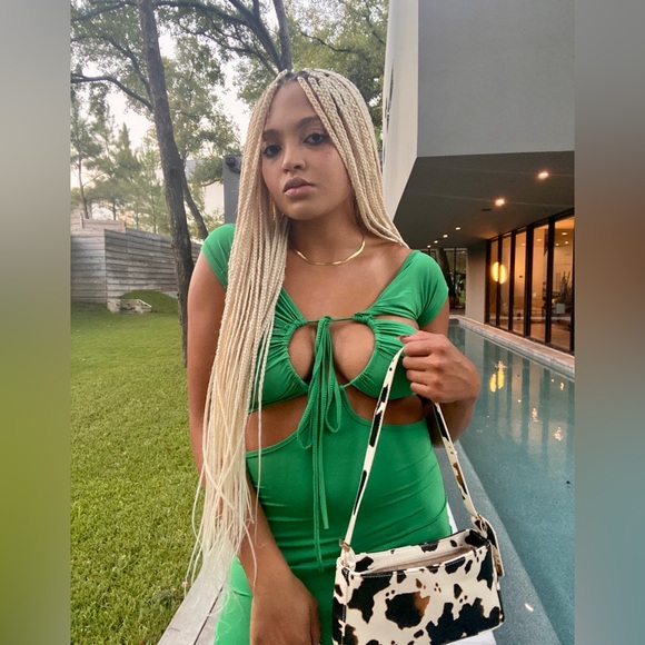 Multi Cut Out Mini Dress - Picture 2 of 3